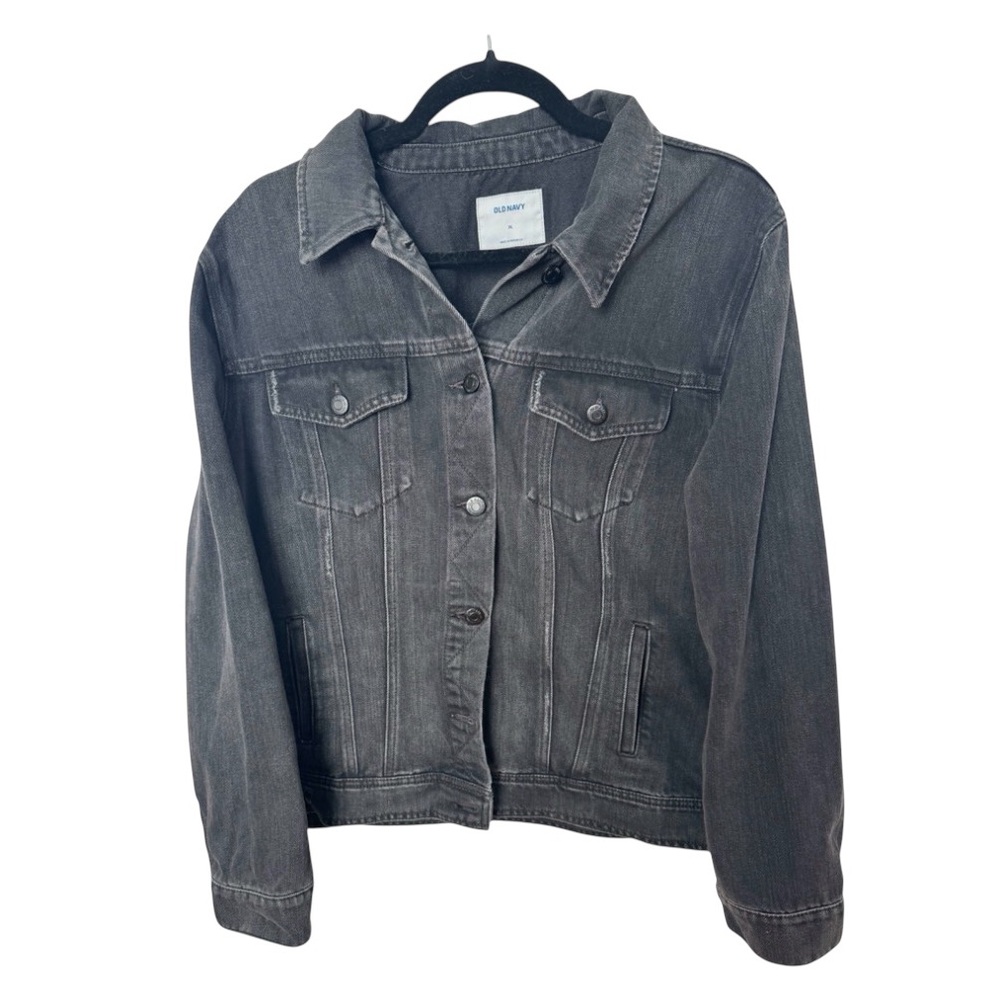 Old Navy black jean jacket